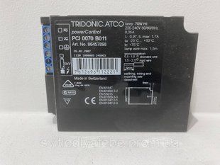 Tridonic 86457898 ЕПРА Tridonic PCI 0070 B011 70 вт 220-240V (86457897) призначена 86457898 фото