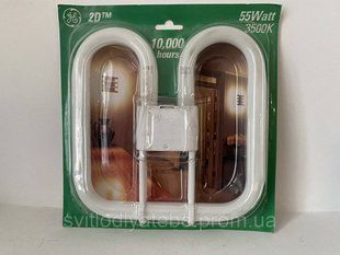 Лампа люмінесцентна GE 2D Biax 55w 3500K, 4pin (37528 F55 2D/835/A 4P) 98548348635 фото
