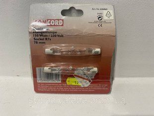 Concord 150 w 78 mm r7s лампа лінійна галогенна 2er pack 4445677566 фото