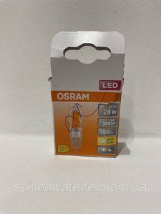 Osram лампа світлодіодна LED STAR PIN 2.8W 2700K G9 11333555445 фото