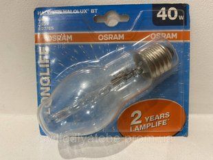 OSRAM 64470 Halogen Halolux BT 40W E27 Clear 64470 Superstar лампа галогенна е27 1134277390040 фото