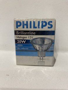 Лампа PHILIPS BRILL 20W GU5.3 12V MR16 36D галогенна 924050217101 фото