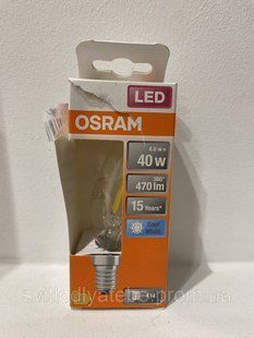 Osram candle 4 w e14 filament лед лампа свічка 244773885788 фото