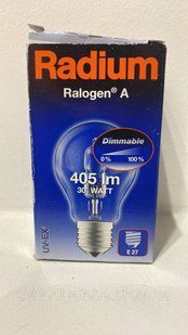 Radium 30 w e27 halogen лампа розжарювання 32234667885 фото