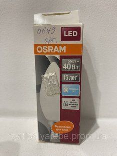 Osram led 5,5 e14 свічка світлодіодна 1343567789677 фото