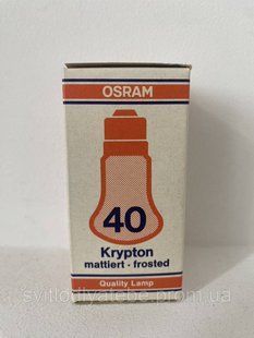 Osram krypton 40 w e27 лампа розжарювання 11467993999 фото