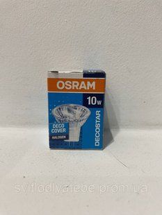 Лампа галогенна Osram 42мм/10w/12v/GU4/2800К/&Oslash;35мм/90Лм 44888 wfl 38&ordm; decostar 4050300443935 фото