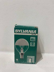 Sylvania 40 w e14 decor silver лампа розжарювання 774457764688 фото