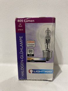 Light way 30 w e27 лампа галогенна розжарювання 2453774784885 фото